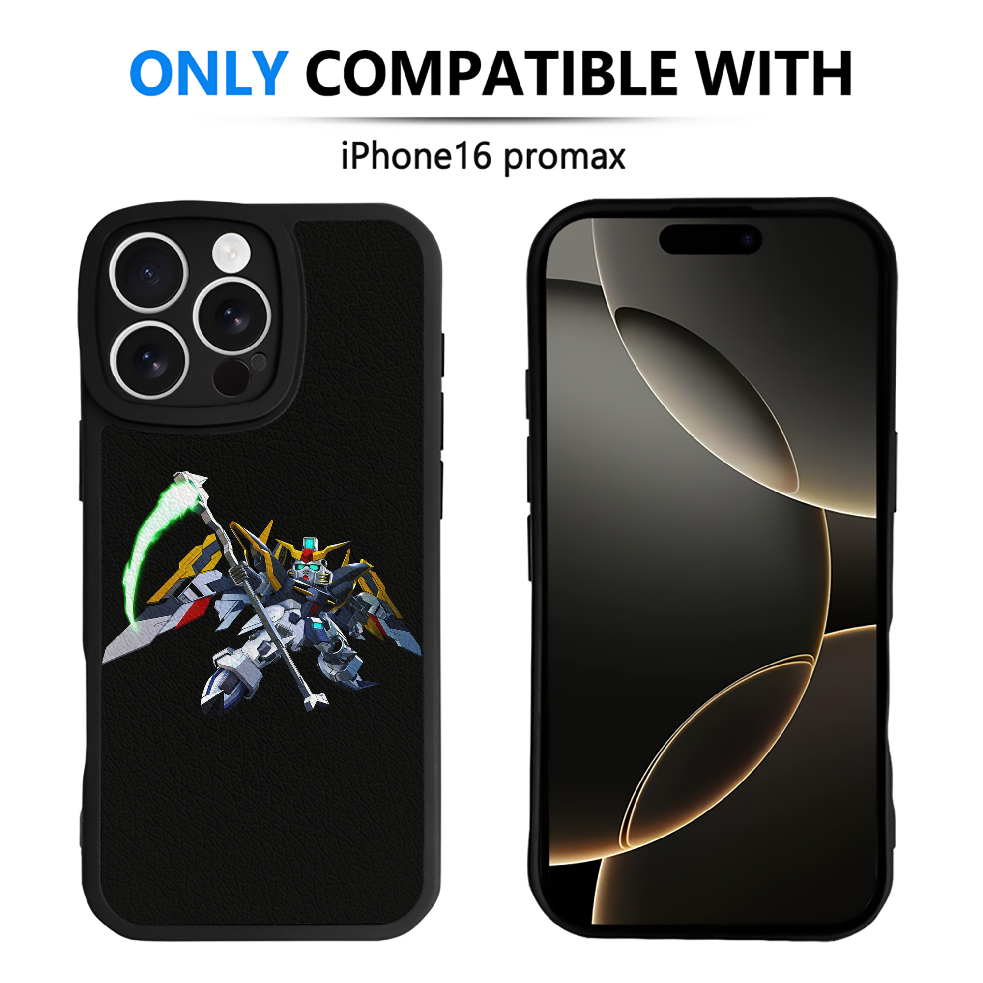 （画像用） 機動戦士ガンダム Mobile Suit Gundam 【iPhone 16シリーズ対応】シリコンスマホケース（レザー調） 材質：シリコン